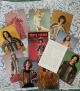 Roboty Ręczne Suknie i Garsonki z Włóczki PRL Polska Moda lata 80. Opisy 