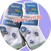 10 par skarpety skarpetki dziecięce Bixtra r. 27-30