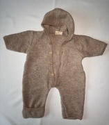 Engel Natur - Kombinezon i czapka z wełny merino rozmiar 50/56