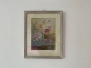 Obraz: "KWIATY", Urszula Markiewicz, pastel, 17 x 23cm 