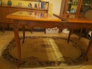 ozdobny stary stół rozkładany drewniany niemiecki lata 30