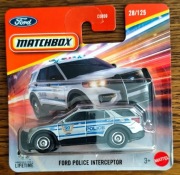 MATCHBOX 2026 MODEL AUTKO FORD POLICE INTERCEPTOR JHP46 28/125 1:64