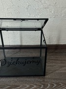 Szkatułka na koperty - z napisem dziękujemy
