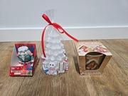 Świąteczny zestaw Bartek Candles - świeca x3 (choinka, dziadek do orzechów)