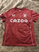 Castore koszulka treningowa Aston Villa w kolorze bordowym rozm S/M