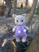 Kot kotek na szydełku