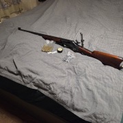 Karabin Czarnoprochowy  odtylcowy Maynard kal 36