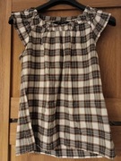 Zara Womens bluzka w kratkę r.M