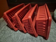 4 plastikowe pojemniki do przechowywania curver