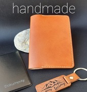 Skórzane etui na dokumenty kierowcy TIR pozwolenie na broń dowód paszport