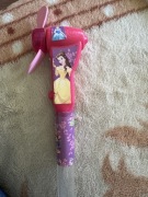 Disney księżniczki wiatraczek na baterie podróżny Bella Roszpunka Arielka