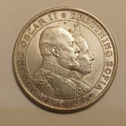 Szwecja 2 korony 1907 r. - srebro 