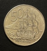 Nowa Zelandia x 1, 50 centów, 1982