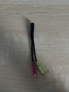 Rozdzielacz przejściówka mini jack na 2x mini jack