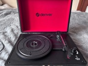 Denver VPL-120 Black Gramofon Walizkowy USB AUX