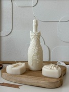 Świeca sojowa zestaw 3szt New chapter ślubny prezent |noya