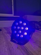 Reflektor ultrafioletowy par 12x1W LED V2