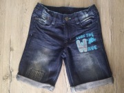 Krótkie spodenki jeansowe chłopięce r. 122 6-7 lat