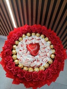 Duży bukiet box ze słodyczy 