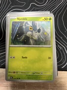 Karta Pokemon Nymble Widoczna na zdjęciu język Włoski