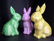 Ozdoba na Wielkanoc | 3 Zajączki | Druk 3D | Wielkanocne kolory