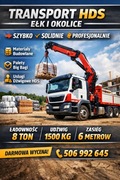 Transport HDS Ełk i okolice – Usługi dźwigowe, załadunek i rozładunek