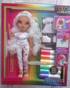 Rainbow high Color Create lalka fioletowe oczy, Nowa 