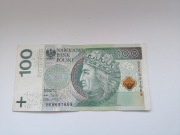 Banknot 100zl Radar BE6691669  rok 2012 