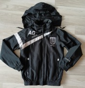 Mitre kurtka sportowa wiatrówka czarna z kapturem 134-140cm