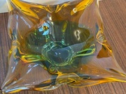 Patera artystyczna Murano style – szkło sommerso, ręcznie formowana