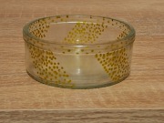 Zestaw 3szt miseczek kokilek świeczników 2w1 do dekoracji srebro złoto NOWE