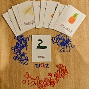 Literki 3D Montessori + karty A6 – cały alfabet | nauka czytania i pisania