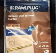 Wkręty do drewna 4x30mm - Rawlplug - 28 szt.