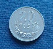 Moneta 20 groszy 1985 Al 
