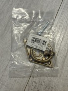 Kołatka gałka meblowa MARS B-090 z szyldem, stare złoto