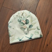 Czapka dziewczęca ważki i róże 42 cm