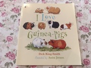 I Love Guinea Pigs książka dla dzieci po angielsku 