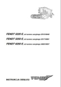Instrukcja obsługi kombajnu Fendt 5220 E, 5250 E, 6250 E