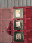 3x 20 zł NBP, Malarze: Malczewski, Makowski, Renoir, 84,84 g  Ag, 