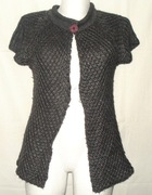 GRAFITOWY SWETER NARZUTKA KAMIZELKA QUIOSQUE rozm M / 38 (A077) 