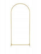 Stojak łuk ścianka na balony złoty 100x200