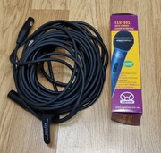 Superlux ECO-88S mikrofon dynamiczny plus kable  mikrofonowe