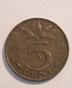 318. Moneta Holandia 5 centów 1948 rok
