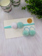 Opaska bezuciskowa niemowlęca gumki do włosów 