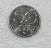Moneta 50 ORE NORGE NORWEGIA 1990