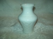 WAZON CERAMICZNY, BIAŁY, ZDOBIONY - BAREUTHER - BAVARIA