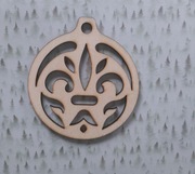 bombka sklejka 10 cm decoupage scrapbooking mod8