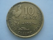 Francja 10 franków 1957