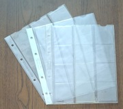 Zestaw 3 kart typu Numis na 12 monet o śr. 45mm lub Holderów (12x 50x50mm)