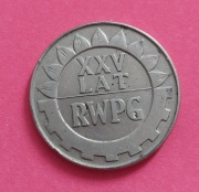 Moneta 20 złotych XXV lat RWPG 1974